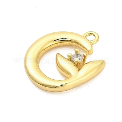 Ottone micro spianare pendenti zirconi&nbsp;ZIRC-F143-04G