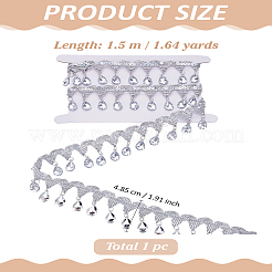 1.5 m langes Spitzenband aus Polyester mit Quasten&nbsp;OCOR-LP0003-44