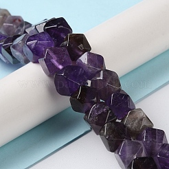 Natürliche runde Perlenstränge im Sternschliff aus Amethyst&nbsp;G-M418-C01-01