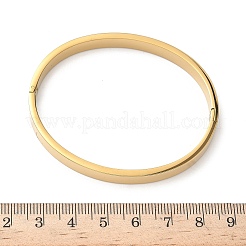Armreifen aus 304 Edelstahl mit Zirkonia-Verzierung für Damen&nbsp;BJEW-F506-01G