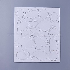 Sets de papier mousse éponge eva&nbsp;AJEW-TAC0019-12D