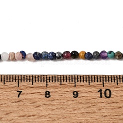 Natürliche und synthetische Mischedelsteinperlen Stränge&nbsp;GG-CBAA998-A01-3mm