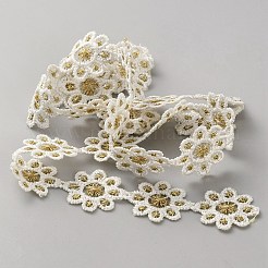 Blumen-Polyester-Stickerei-Spitzenband&nbsp;OCOR-WH20003-33B-03