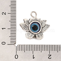 Tibetischen Stil Legierung Harzanhänger&nbsp;FIND-Z063-07AS