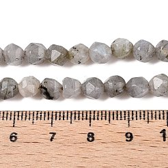 Fili di perle di labradorite grigio naturale&nbsp;G-T138-225