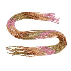 Fili di perle di tormalina multicolore naturale&nbsp;G-I289-03
