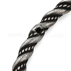 Wikinger-Armreife aus 304 Edelstahl mit verdrehtem Adler und offenen Manschetten für Männer&nbsp;BJEW-U001-02AS