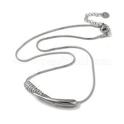 Colliers à chaîne serpent en acier inoxydable 304&nbsp;NJEW-I126-01P