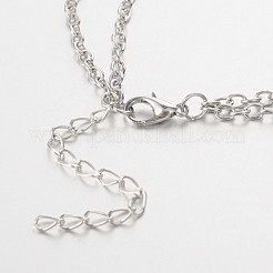 En acier inoxydable de coeur cheville multi-brins&nbsp;AJEW-AN00088