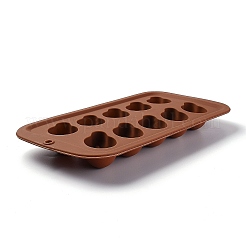 Moules en silicone de qualité alimentaire en forme de crâne d'halloween&nbsp;X-DIY-H126-01