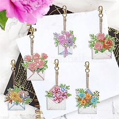 Kit di decorazione pendente fai-da-te con busta a fiori&nbsp;PW-WG51724-01