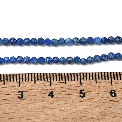 Natürlicher Lapislazuli Perlenstränge&nbsp;G-B168-A03-2mm