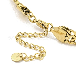 304 Edelstahl-Armbänder mit gedrehter Kette&nbsp;BJEW-Q339-03G
