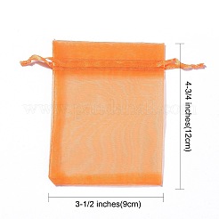 Sacchetti per regalo organza&nbsp;OP-T001-9x12-M