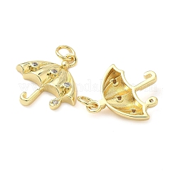 Pendentifs en laiton zircon cubique transparent&nbsp;KK-Z120-59A-G