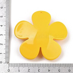 Grands pendentifs en acrylique imprimé opaque&nbsp;MACR-I035-01E