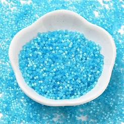 Perles de rocaille en verre imitation yeux de chat&nbsp;X-SEED-H003-03E