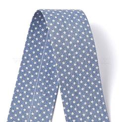Ruban imprimé étoile coton lin 5m&nbsp;OCOR-K008-01C-02