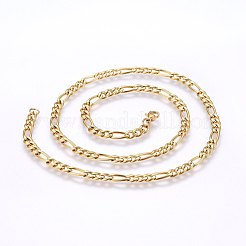 Figaro-Kettenhalsketten aus 304er Edelstahl&nbsp;MAK-L015-29A