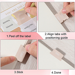 Etiqueta adhesiva papel pegatinas autoadhesivas&nbsp;DIY-WH20001-30B