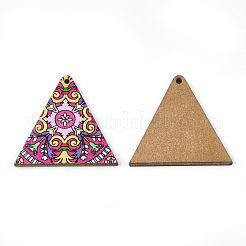 Colgantes de tilo impresos&nbsp;WOOD-S045-013C