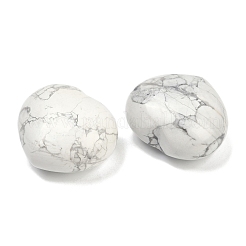 Coeur pierre de palmier en howlite naturelle&nbsp;G-C186-03D