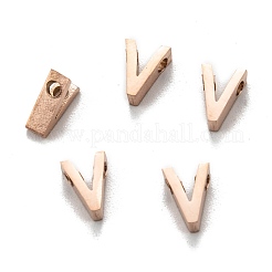 Placcatura ionica (ip) ciondoli in acciaio inossidabile 304&nbsp;STAS-K216-41V-RG