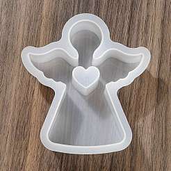 Molde de estatua de silicona para decoración de exhibición diy con forma de ángulo&nbsp;DIY-K073-08A
