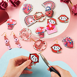 DIY-Set zum Basteln von Ohrringen zum Valentinstag&nbsp;DIY-TA0006-51
