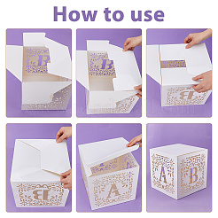 4 Stück Papier mit Aufbewahrungsboxen für Haustiere&nbsp;CON-WH0095-192