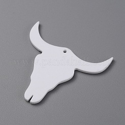 Pendentifs en acrylique imprimés de style western cowboy&nbsp;LS-SACR-WH0001-29B-01