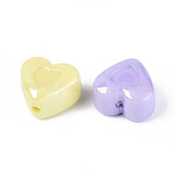 UV-beschichtete undurchsichtige Acrylperlen&nbsp;OACR-T028-83