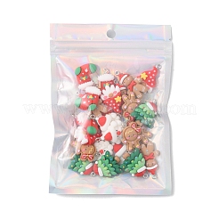 24 stücke 6 stile weihnachten undurchsichtige harz anhänger&nbsp;RESI-FS0001-44