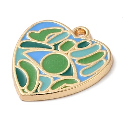 Pendentifs émail en alliage de zinc&nbsp;ENAM-Z013-01B-05