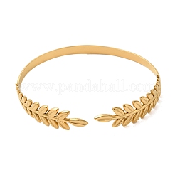 Bracciali a polsino in acciaio inossidabile 304&nbsp;BJEW-Z022-01G