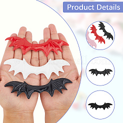 40 stücke 5 farben imitation leder bösen flügeln ornament zubehör&nbsp;WI-CL0001-01