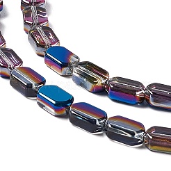 Chapelets de perles en verre électroplaqué&nbsp;EGLA-L042-HP03