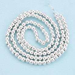 Chapelets de perles en hématite synthétique sans magnétique&nbsp;G-Q466-3mm-02