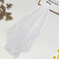 Voiles de mariée en maille de nylon&nbsp;AJEW-WH20018-77