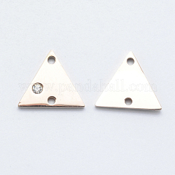 Verbindungsstücke aus chirurgischem Edelstahl 316l mit Mikropavé und Zirkonia&nbsp;STAS-J038-20RG