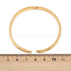 Bracelets à charnière en acier inoxydable 304 pour femmes&nbsp;BJEW-C114-06G
