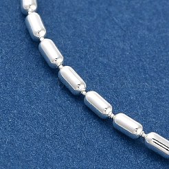 Messing-Säulengliederketten-Halsketten für Damen&nbsp;NJEW-Q344-07S