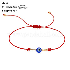 Braccialetti vintage da donna con perline dorate e occhio di Allah&nbsp;TE3709-2