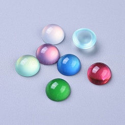 Durchscheinende Harz-Cabochons&nbsp;X-RESI-S361-10mm-M