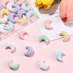 30 Stück 6 Farben UV-beschichtete undurchsichtige Acrylperlen&nbsp;OACR-YW0004-66