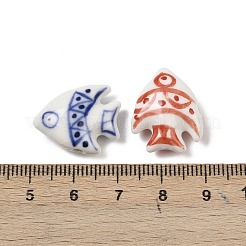 Porcellana fatti a mano perline di ceramica&nbsp;PORC-Z003-04B