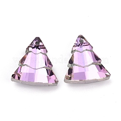 Pendenti del rhinestone di vetro&nbsp;RGLA-O002-A01-001VL