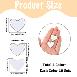 10 jeu d'épingles à broche vierges pour sublimation&nbsp;FIND-SP0004-08C