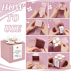 40 Beutel Blumenpapier-Süßigkeiten-Geschenkboxen&nbsp;CON-WA0001-08