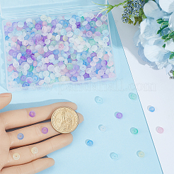 600pcs perles de verre imitation jade&nbsp;DGLA-PA0001-06D